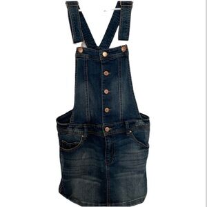 Tinseltown Size Small Denim Overall Skirt